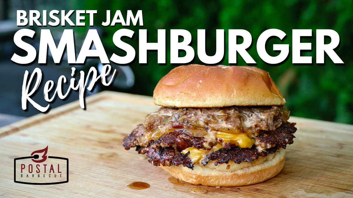 Brisket Jam Smashburger Recipe - How To Make Smashburgers youtu.be/-f6kacCq7F4 

#burger #brisket #smashburger