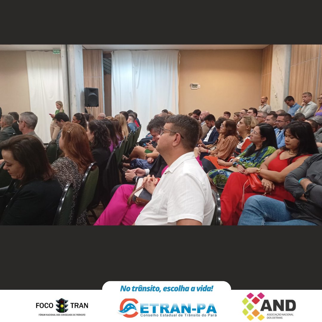 CetranPara's tweet photo. ✔ O XV Fórum do CETRANS e o 76° Encontro Nacional dos DETRANS.

👉 "No trânsito, escolha a vida." 🚦🚧🚨

#segup #cetran #focotran #and https://t.co/eV1ByGlj0z