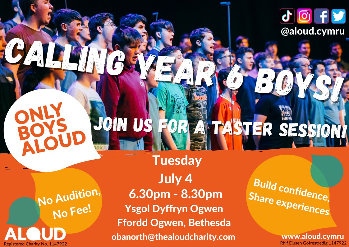 Sara Jones (@sparklysaraj) on Twitter photo Year 6 boys - 04.07.2023 try out an Only Boys Aloud choir session! Games, a good laugh and singing of course! @aled_wynevans
<a href="/YsgolTregarth/">Ysgol Tregarth</a> <a href="/YsgolRhiwlas/">Ysgol Rhiwlas</a> <a href="/YsgolHirael/">Ysgol Hirael</a> <a href="/ysgolygarnedd/">Ysgol Y Garnedd</a> <a href="/YsgolGlancegin/">Ysgol Glancegin</a> <a href="/YsgolYFaenol/">Ysgol Y Faenol,Bangor</a> <a href="/YsgolLlandygai/">Ysgol Llandygai</a> <a href="/YsgolAc/">Ysgolion Pen-y-bryn ac Abercaseg</a> <a href="/YsgLlanllechid/">Ysgol Llanllechid</a> <a href="/YsgolBodfeurig/">Ysgol Bodfeurig</a> <a href="/ogwen360/">Ogwen360</a> Year 6 boys - 04.07.2023 try out an Only Boys Aloud choir session! Games, a good laugh and singing of course! @aled_wynevans
<a href="/YsgolTregarth/">Ysgol Tregarth</a> <a href="/YsgolRhiwlas/">Ysgol Rhiwlas</a> <a href="/YsgolHirael/">Ysgol Hirael</a> <a href="/ysgolygarnedd/">Ysgol Y Garnedd</a> <a href="/YsgolGlancegin/">Ysgol Glancegin</a> <a href="/YsgolYFaenol/">Ysgol Y Faenol,Bangor</a> <a href="/YsgolLlandygai/">Ysgol Llandygai</a> <a href="/YsgolAc/">Ysgolion Pen-y-bryn ac Abercaseg</a> <a href="/YsgLlanllechid/">Ysgol Llanllechid</a> <a href="/YsgolBodfeurig/">Ysgol Bodfeurig</a> <a href="/ogwen360/">Ogwen360</a>