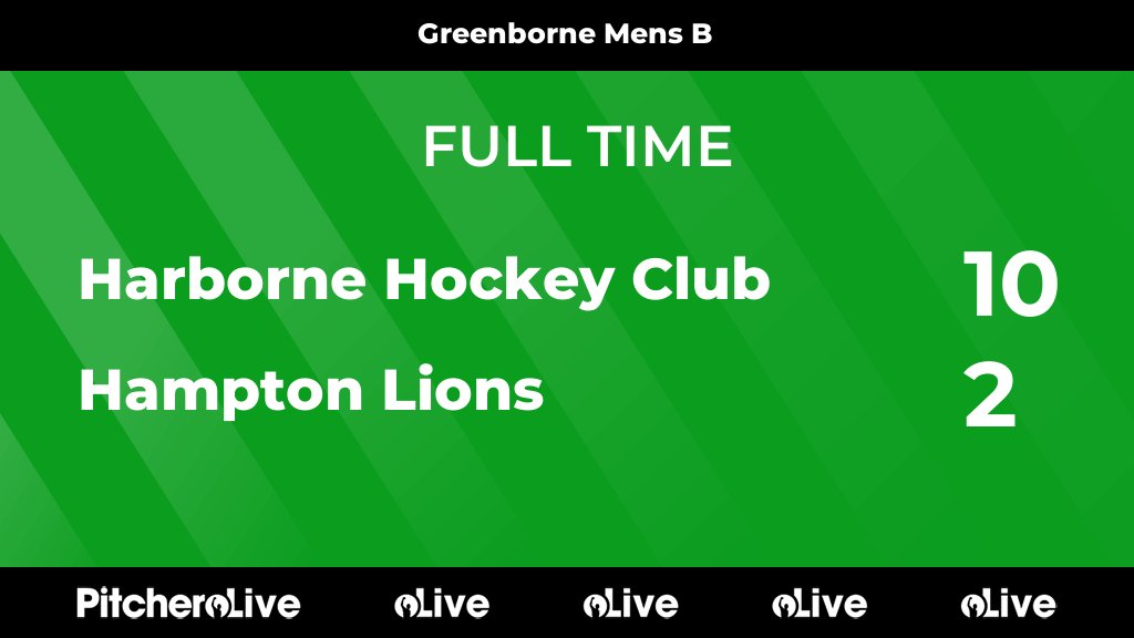 HarborneHC's tweet photo. FULL TIME: Harborne Hockey Club 10 - 2 Hampton Lions
#HARHAM #Pitchero
https://t.co/G9Ab7fgR8h https://t.co/aUrUFQEMtZ