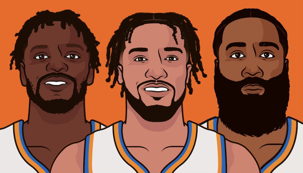 What would be your reaction to a Brunson-Harden-Randle Big 3?