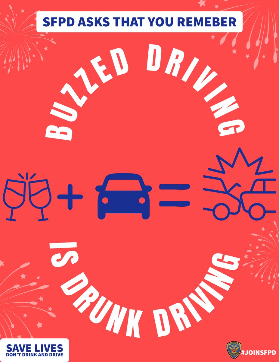 JoinSFPD's tweet photo. Just some reminders from SFPD for this weekend and next week! Hoping everyone is going into a fun and safe weekend! #4thofJuly #JoinSFPD https://t.co/KJlkPCd8xD