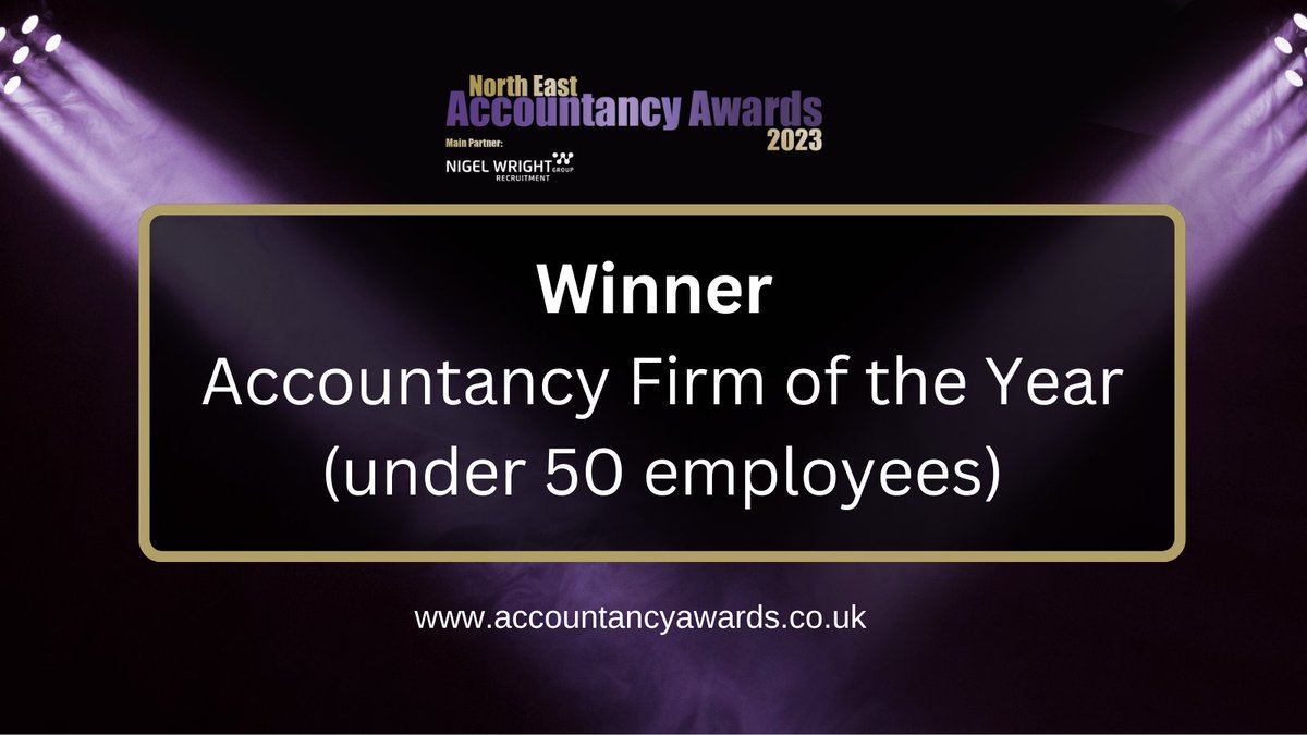 North East Accountancy Awards tweet media