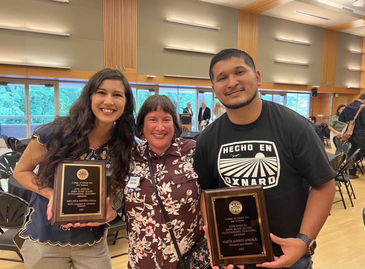 On the same day the Supreme Court struck down affirmative action, I made history alongside two chingona Chicana Professors. 

Today we received news that our Chicano/Latino Studies program is now a major at PSU. 

The FIRST in Oregon. The FIRST in the PNW. La Lucha Sigue ✊🏽📚