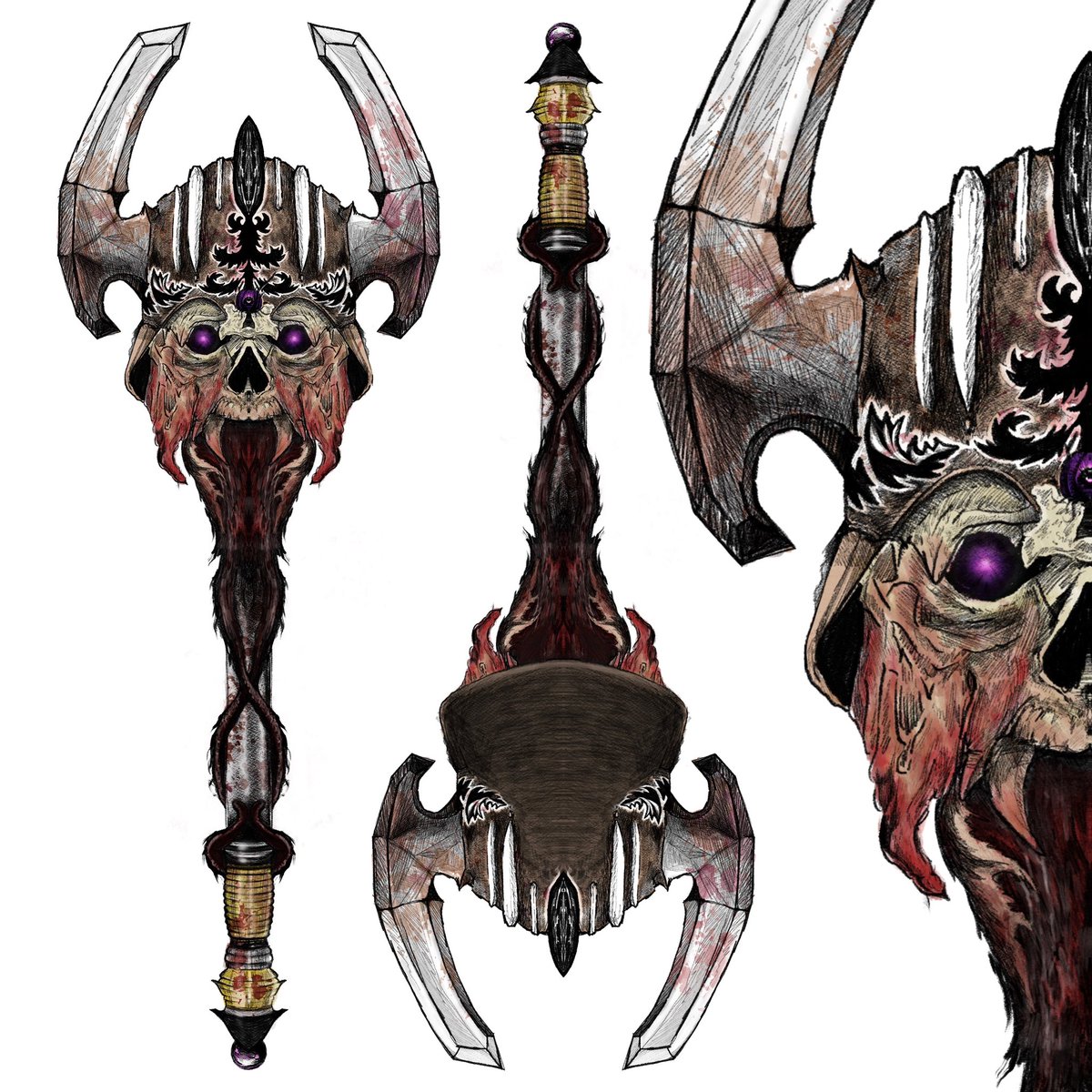 Diablo-Inspired Mace Concept

Feedback/Support is Appreciated! :)