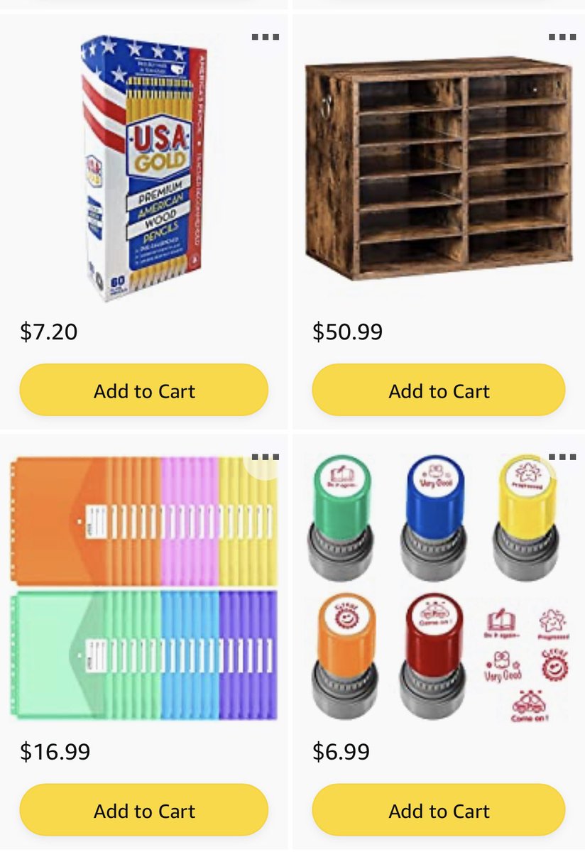 kmart120's tweet photo. @MrsAchtorMLL @amazon Thank you! Hoping to #clearthelist but my most wanted is my most needed - as a math (and now ELA next year) teacher pencils are the ‘it’ item. 

#bettertogether
#adoptateacher

https://t.co/zrEwQDo7Zz https://t.co/AyyAn6xqLk