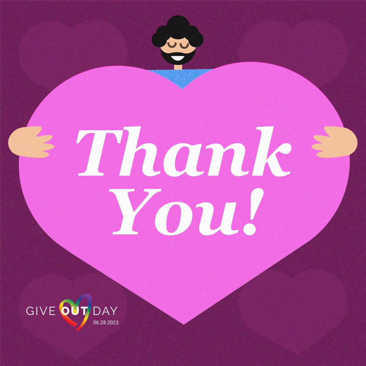 Give OUT Day (@giveoutday) on Twitter photo $1,200,000! 🎉Preliminary results are in! 🎉 Over 11k nationwide donors raised almost $1.2 million for about 500 LGBTQ grassroots nonprofits. A further 39 cash prizes were also awarded! Your contributions made all the difference! The results: giveoutday.org/giving-events/… $1,200,000! 🎉Preliminary results are in! 🎉 Over 11k nationwide donors raised almost $1.2 million for about 500 LGBTQ grassroots nonprofits. A further 39 cash prizes were also awarded! Your contributions made all the difference! The results: giveoutday.org/giving-events/…