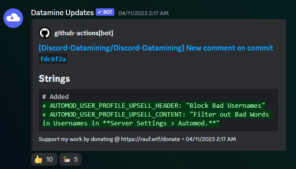 RejectUsrUpdate's tweet photo. @ZephyFoxyArt @discord Actually in a funny twist of events, they are working on this. https://t.co/VxfvesrO5A