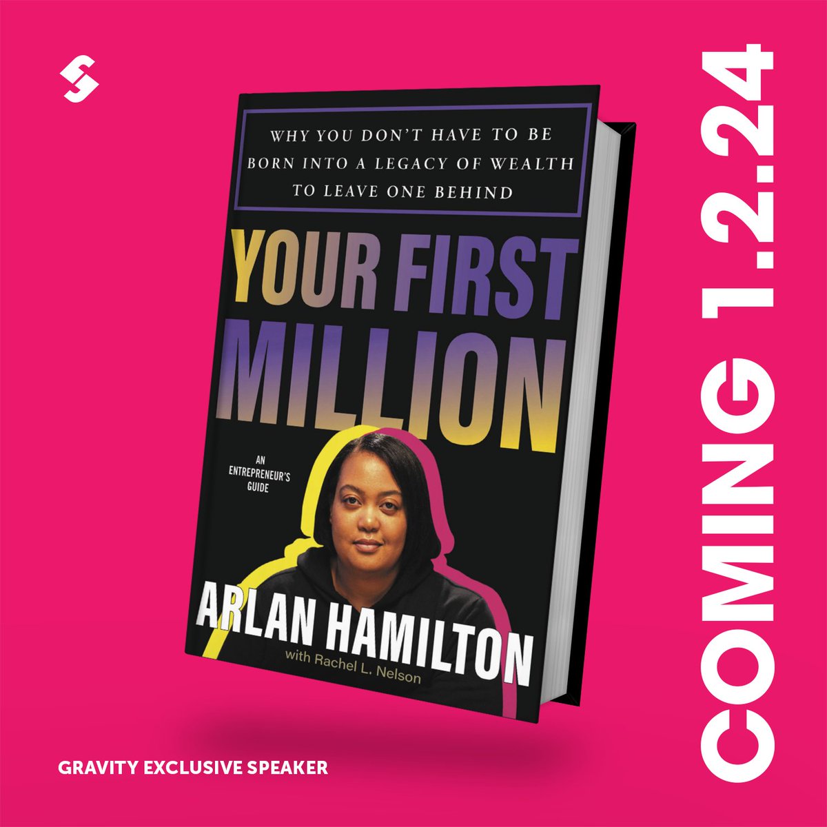 Arlan Hamilton's new book is available 1/2/24: 'Your First Million: Why You Don’t Have to Be Born into a Legacy of Wealth to Leave One Behind.' Savvy & first-hand perspective from 'one of the few Black women to break into the boy's club of Silicon Valley.' amzn.to/3NA3PKb