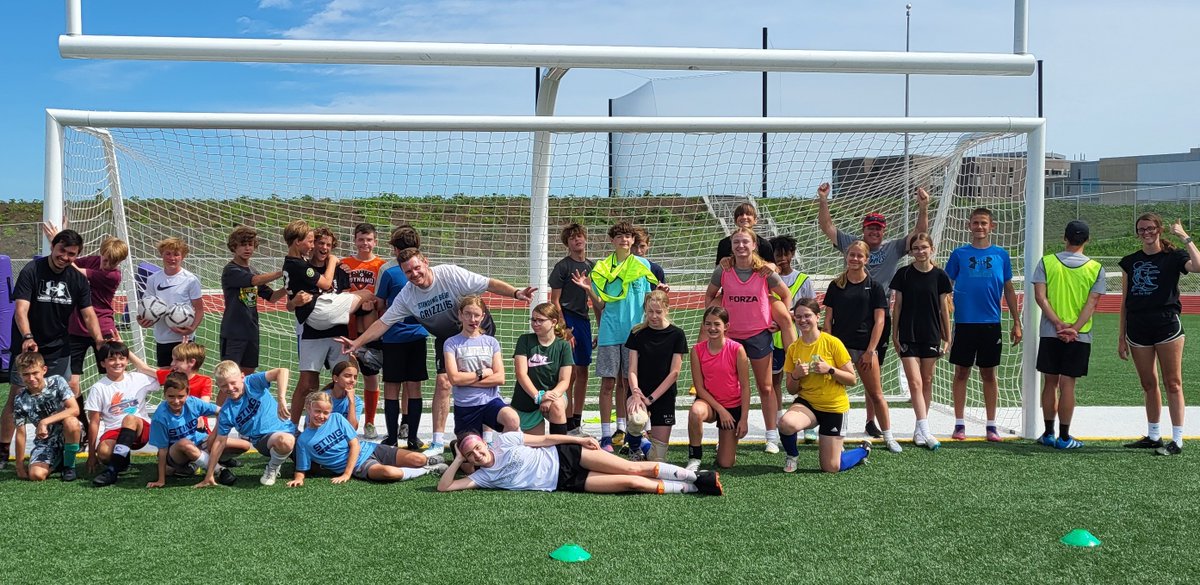 LSBboyssoccer's tweet photo. Ending our first summer camp as a Standing Bear soccer program!  Always fun to have a little water involved. https://t.co/3KS6lCrfzv