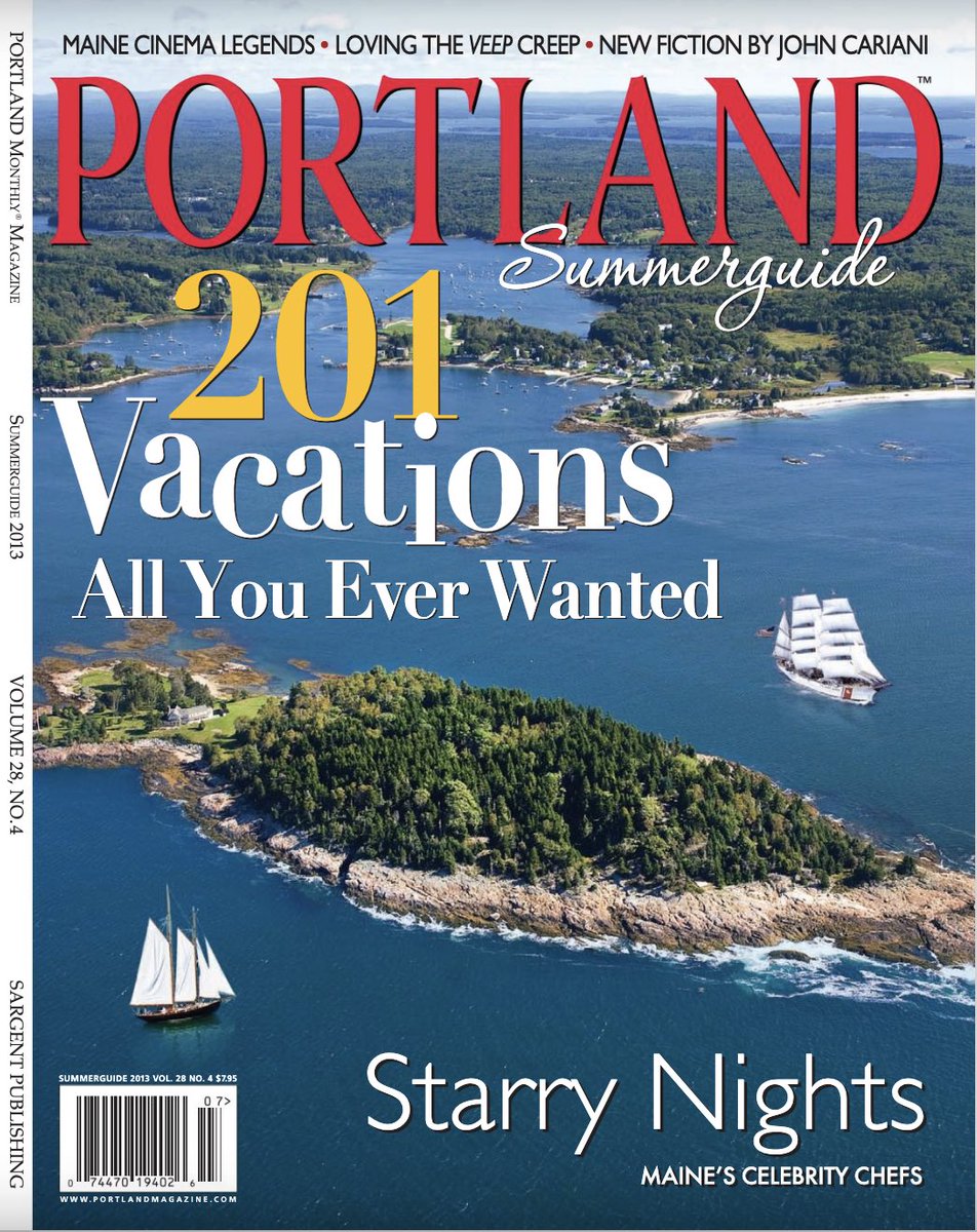 We are waxing nostalgic with our 2013 Summerguide cover on this #throwbackthursday ! For a blast from the past, check out our website archives!

#portlandmagazine #portlandme #maine #vacationland #portlandmonthlymagazine #mainesummer