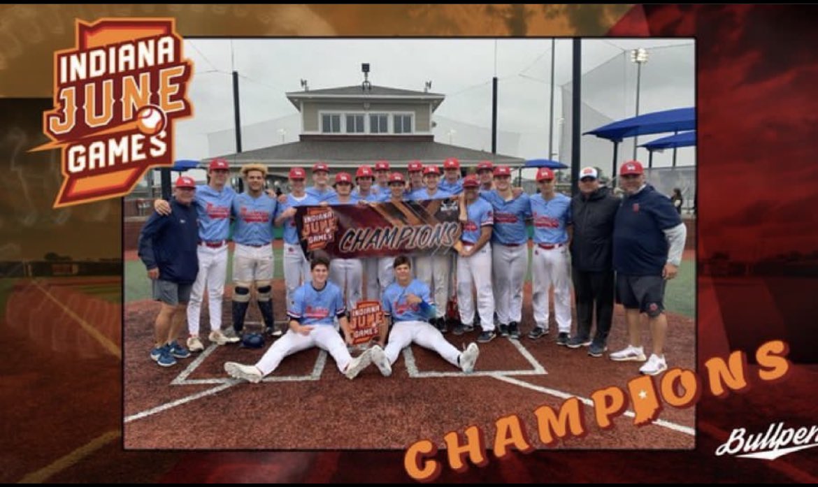 BradenShaw10's tweet photo. Pitched twice in the Indiana June Games earlier this month. Stats for the tournament: 10 IP | 20k | 4 BB | 0 ER | 4 H. Our team ended up winning the tournament. @mustangs_2025 @BaseballZville https://t.co/sB96GJDAii