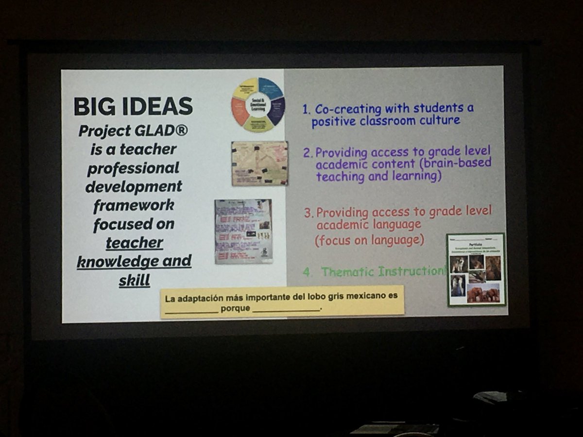 OCDEProjectGLAD's tweet image. Schoolwide Transformation with OCDE Project GLAD®; session led by Natalie Olague from Dual Language Education of New Mexico and Monica Munoz. 🤗
#projectglad #education #learn #leadership #teaching #educator #session #students #school #lesson #june #trainer #knowledge #power