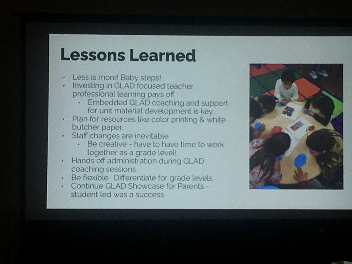 OCDEProjectGLAD's tweet image. Schoolwide Transformation with OCDE Project GLAD®; session led by Natalie Olague from Dual Language Education of New Mexico and Monica Munoz. 🤗
#projectglad #education #learn #leadership #teaching #educator #session #students #school #lesson #june #trainer #knowledge #power
