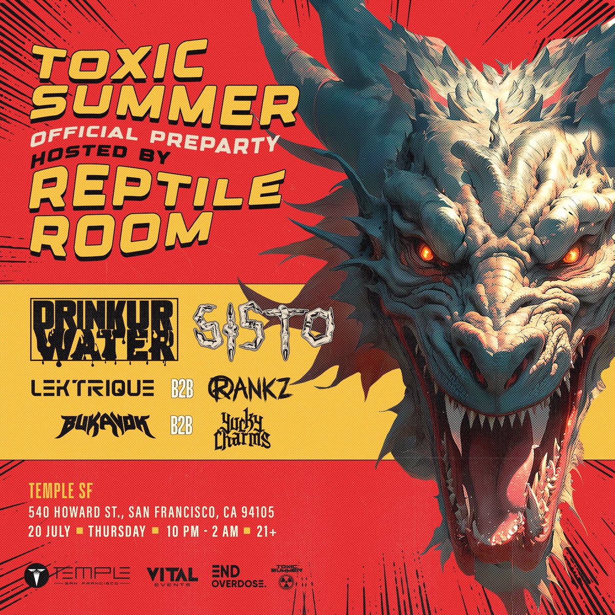 Official Toxic Summer Preparty ⚠️🐉
Tix: tixr.com/groups/temples…