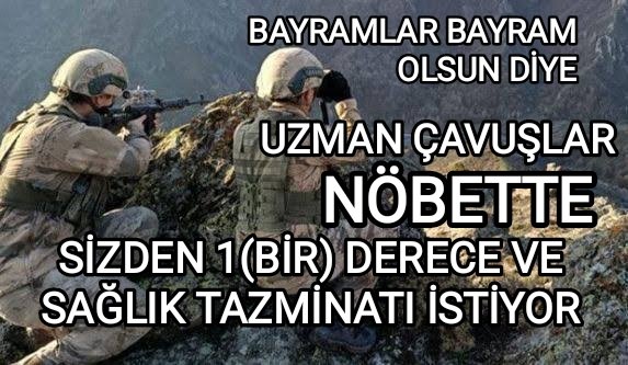 Cumhurbaşkanı Erdoğan
UZMAN ÇAVUŞ VE EMEKLİLERİ 1(BİR) DERECE VE SAĞLIK TAZMİNATİ İSTİYOR.

#UzmanÇavuş
#BirDereceHak
<a href="/RTErdogan/">Recep Tayyip Erdoğan</a>
<a href="/tcsavunma/">T.C. Millî Savunma Bakanlığı</a>
<a href="/Akparti/">AK Parti</a>
<a href="/nacibostanci/">M. Naci Bostancı</a>
<a href="/akbasogluemin/">Av. M.Emin AKBAŞOĞLU 🇹🇷</a>
<a href="/Ismet__Yilmaz_/">İsmet YILMAZ</a>
<a href="/AliYerlikaya/">Ali Yerlikaya</a>
<a href="/UlviYonter/">Dr.İzzet Ulvi YÖNTER</a>
<a href="/dbdevletbahceli/">Devlet Bahçeli</a>
<a href="/mustafaelitas/">Mustafa Elitaş</a>
<a href="/UlviYonter/">Dr.İzzet Ulvi YÖNTER</a>
<a href="/erkanakcay45/">Erkan Akçay</a>
4