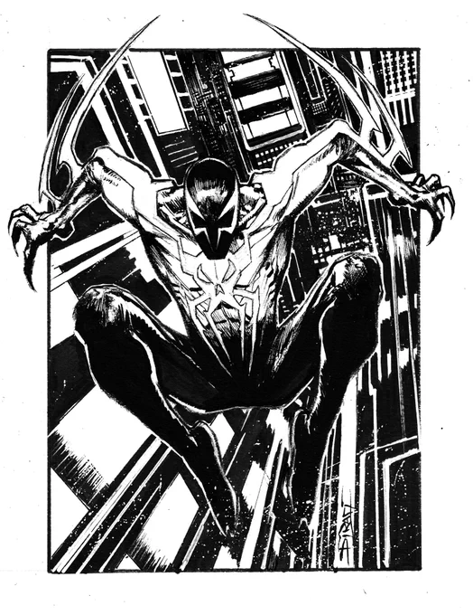 Spidey 2099 sketch #SpiderMan2099 #SpiderManAcrossTheSpiderVerse