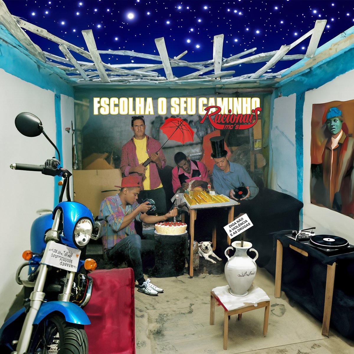rapboxoficial's tweet image. Pegamos uma das capas mais clássicas do Rap Nacional, reimaginamos na inteligência artificial e se liga no que saiu! 

Diz aí, qual outra capa a gente pode soltar nessa tecnologia!

#RacionaisMcs #InteligenciaArtificial