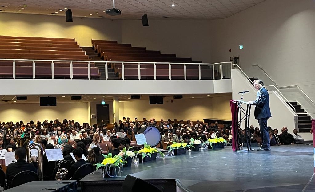 Raymond Cho (@raymondchopc) on Twitter photo Congratulations to🎓#classof2023 of <a href="/ACCICares/">AlbertCampbell TDSB</a> in #ScarbTO as they celebrate the completion of their high school years. Their hard work & dedication have paid off. The next chapter will bring a world of opportunities!
Shout-out to the parents & teachers for their love & support. Congratulations to🎓#classof2023 of <a href="/ACCICares/">AlbertCampbell TDSB</a> in #ScarbTO as they celebrate the completion of their high school years. Their hard work & dedication have paid off. The next chapter will bring a world of opportunities!
Shout-out to the parents & teachers for their love & support.