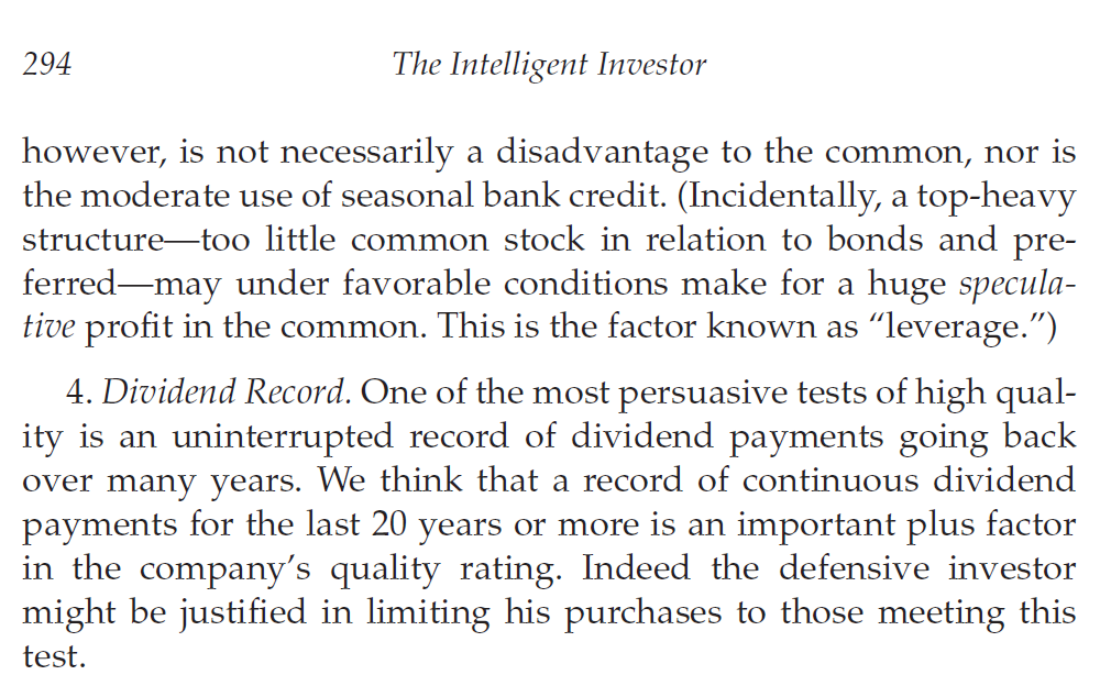 Dividend Growth Investor on Twitter "logiclinvestor Ben Graham never