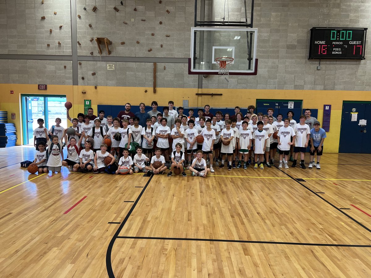 So much fun this week at camp, players and counselors were awesome #gdhoops