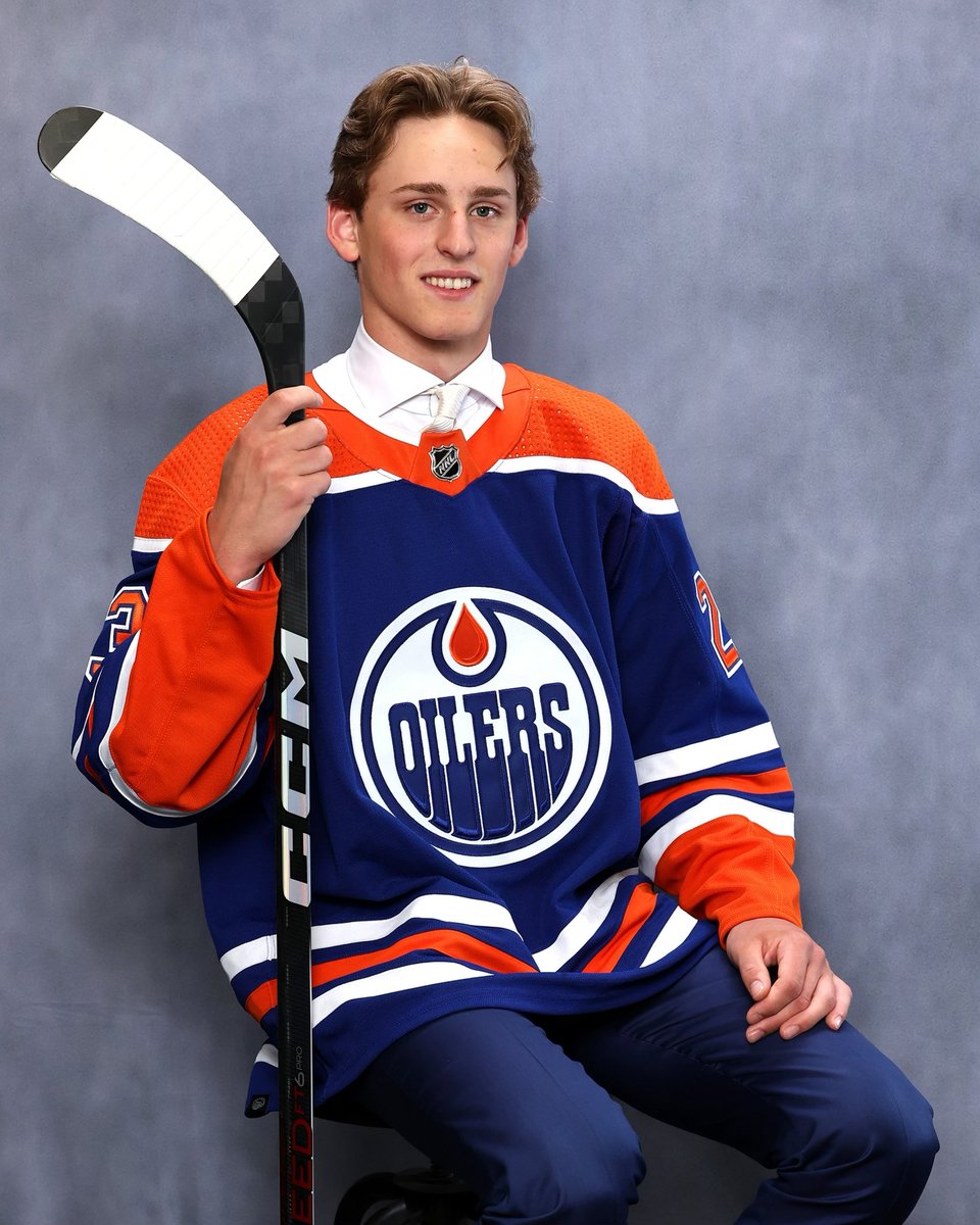 Truly honoured to be Selected by <a href="/EdmontonOilers/">Edmonton Oilers</a> can’t wait to get started!