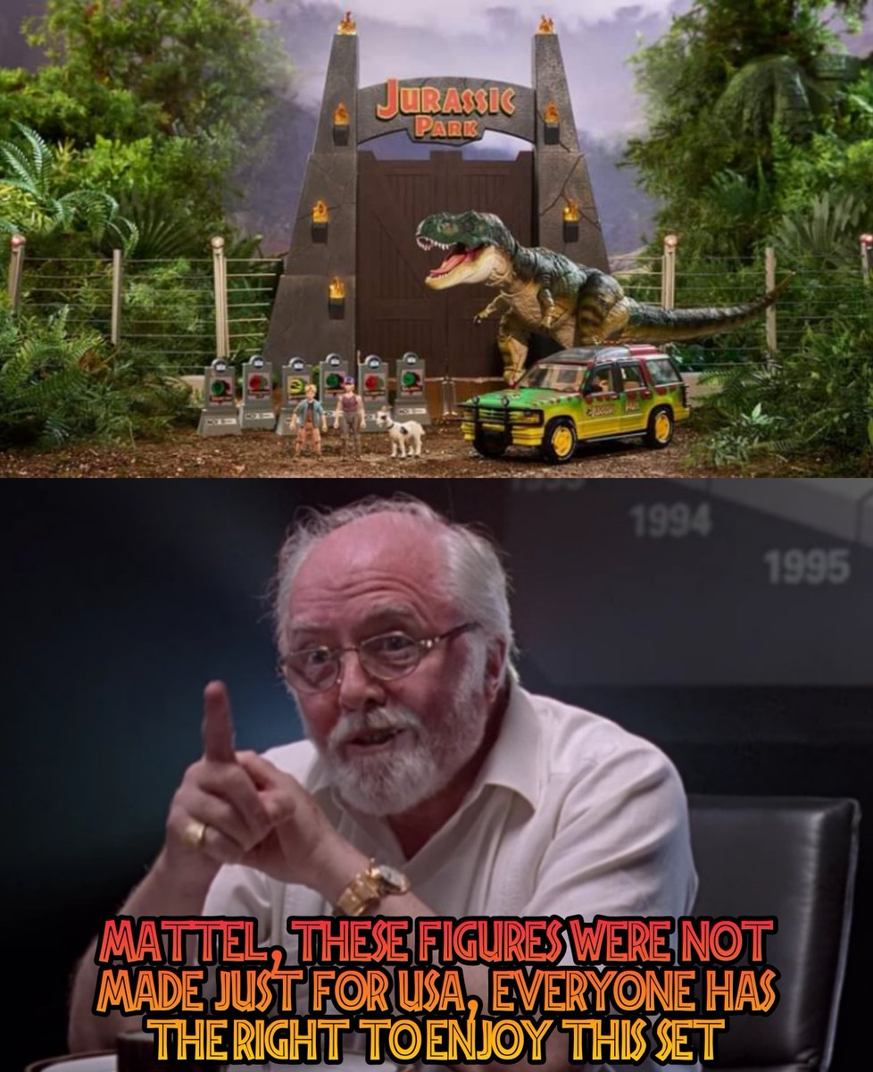 #ItsJurassicWorldNotJurassicUSA
@Mattel @MattelCreations @UniversalPics @JurassicWorld @JurassicOutpost @collectjurassic @SwrveYT @ChrisLikesDinos @movieposterguy