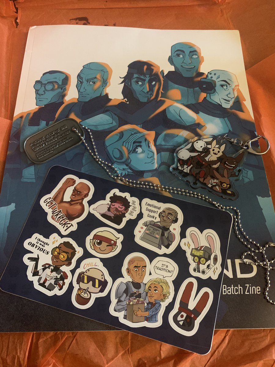 Silver_Nickel_'s tweet photo. MY @badbatchzine CAME IN!!! I LOVE IT ALL SO MUCH AHHH https://t.co/tGRXBO6ghy