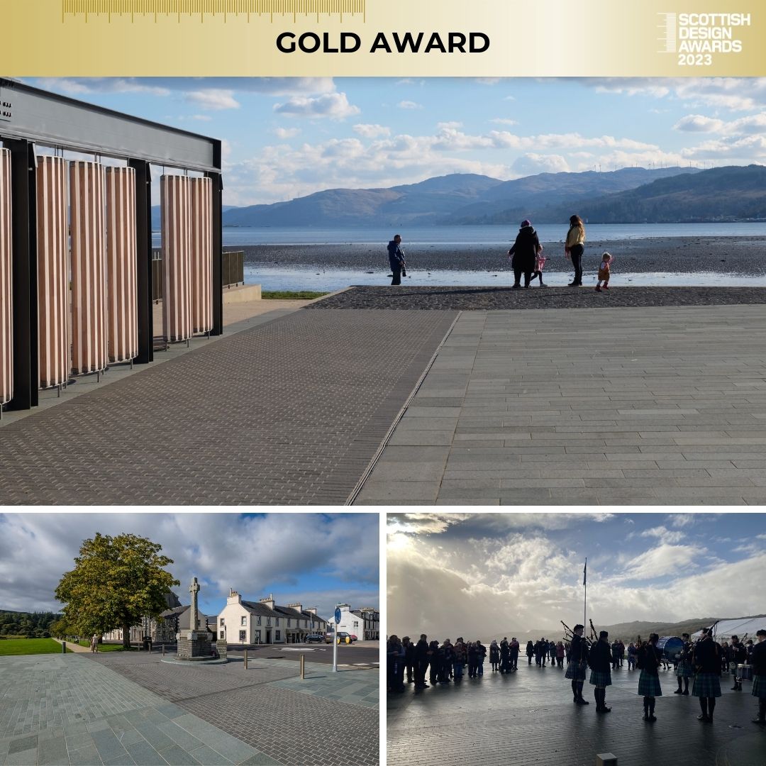 @ERZStudio wins a GOLD AWARD this year in the Public Realm/Landscaping category for the Lochgilphead Front Green, Congratulations ! #scotdesign bit.ly/3PO1zlp