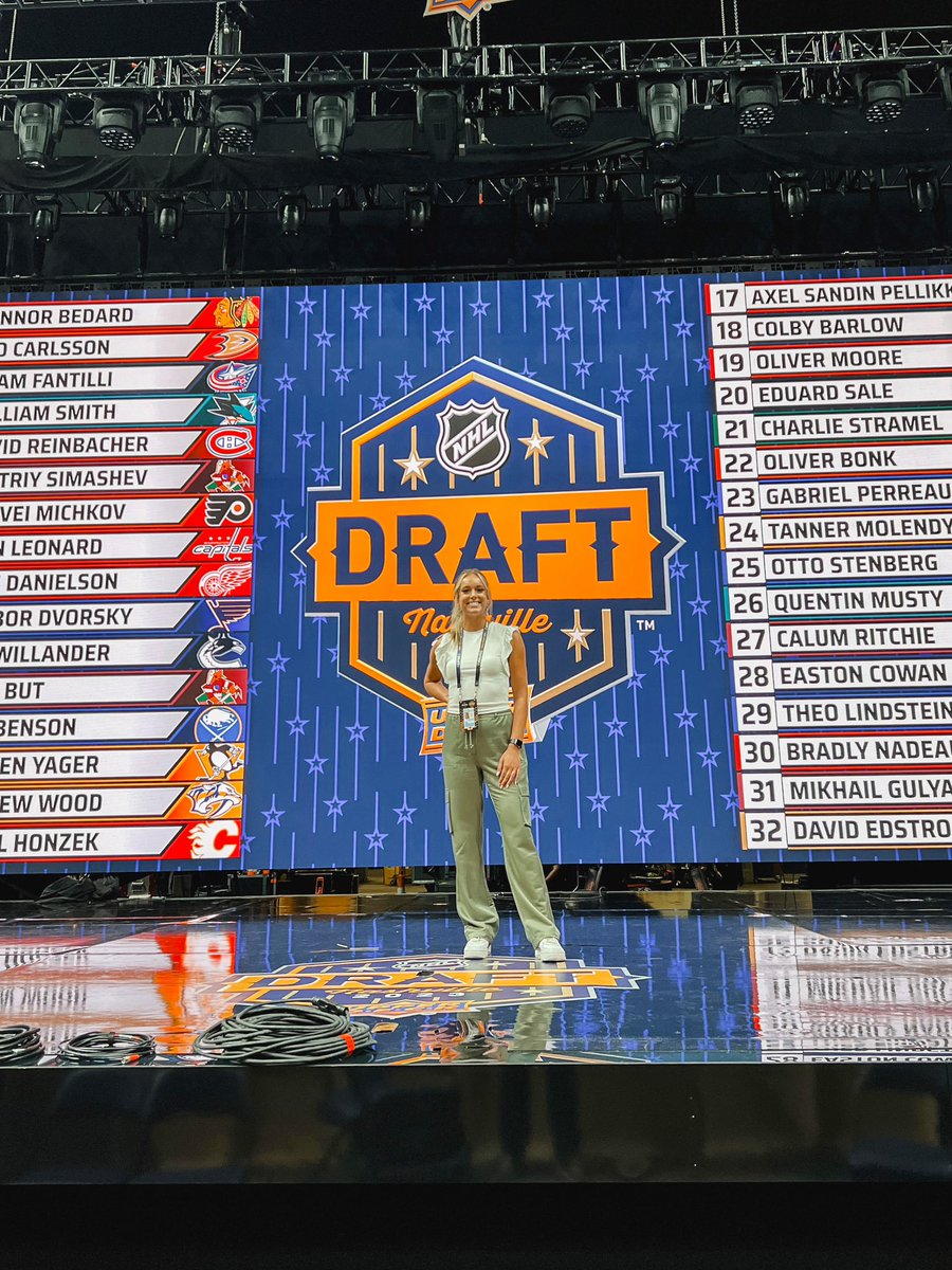 ASurby_'s tweet photo. First NHL draft! ☑️ https://t.co/5LE64DJ403