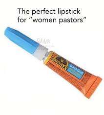 Lgbt pastor women need this lipstick 🫡