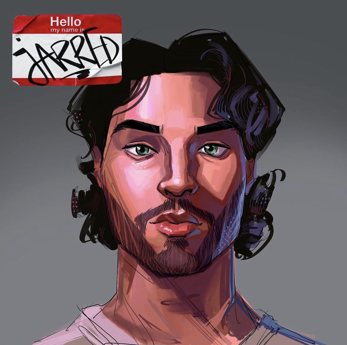 Thatboyonfire_'s tweet photo. Let’s do this one last time…

Here’s my own #SpiderVerse self portrait. ✌🏼

#SpiderMan #SpiderManAcrossTheSpiderVerse 
#spiderverseart https://t.co/Dq4b6hp0k0