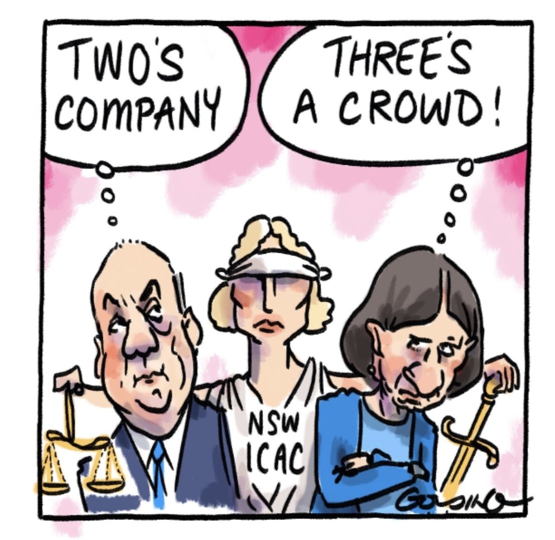 GoldingCartoons's tweet image. Two's company...
#ICACReport