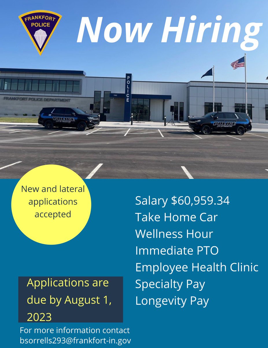 Come join our team! #fpd #lawenforcement #hiring