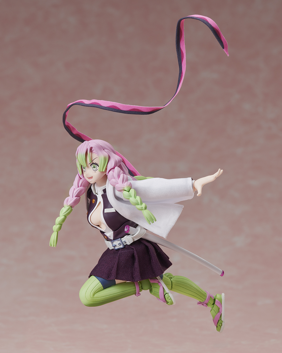 DemonSlayerUSA's tweet photo. New Mitsuri Kanroji [BUZZmod.] action figure from Aniplex+! 💖

The poseable action figure comes with 5 facial expression parts, plus her iconic Nichirin Sword!

🛒 Pre-order now: https://t.co/E66s2KhVSF https://t.co/Jcbou4TM95