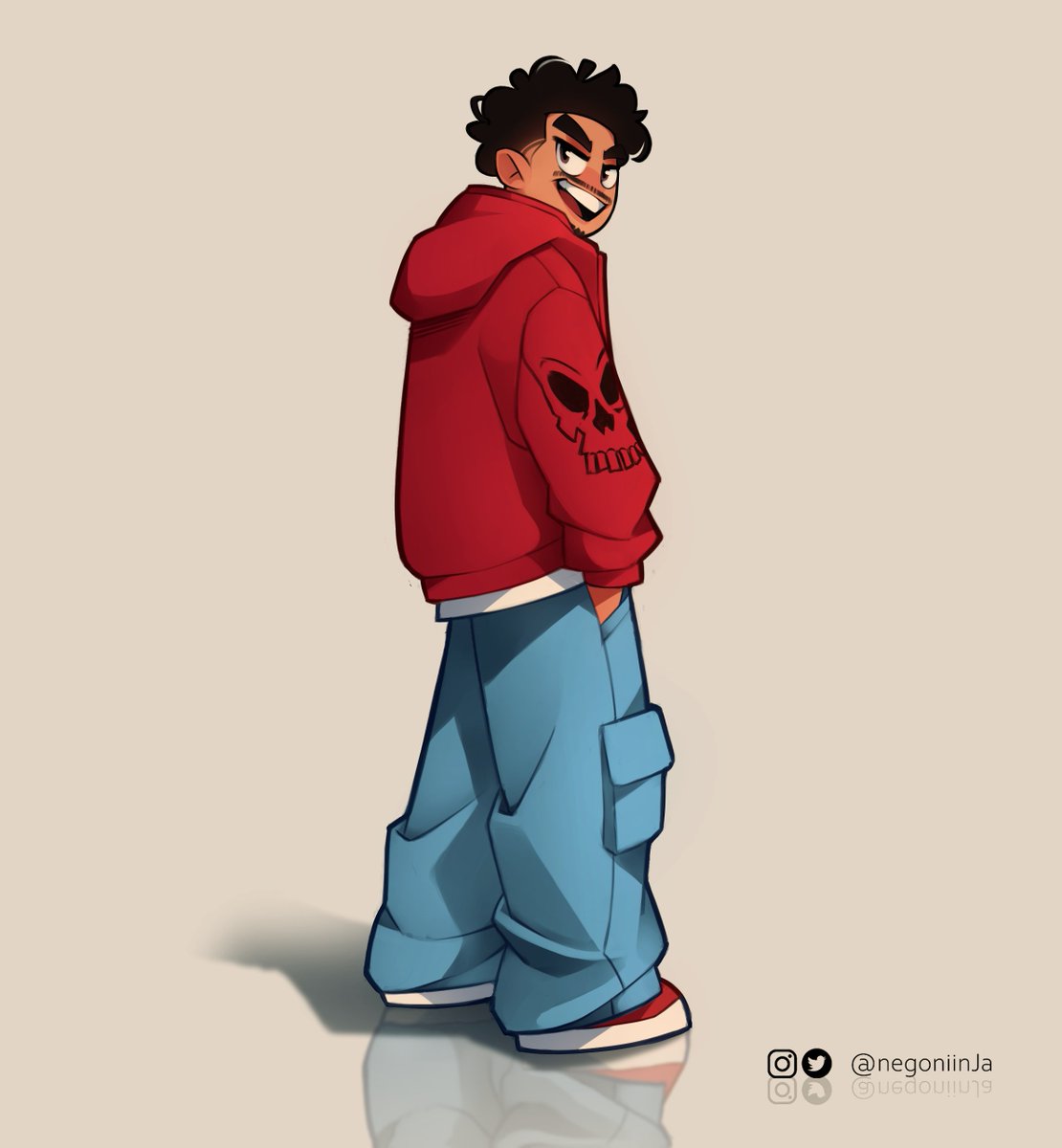 nego de gueto ☠

#digitalart #art #cartoon #characterdesign