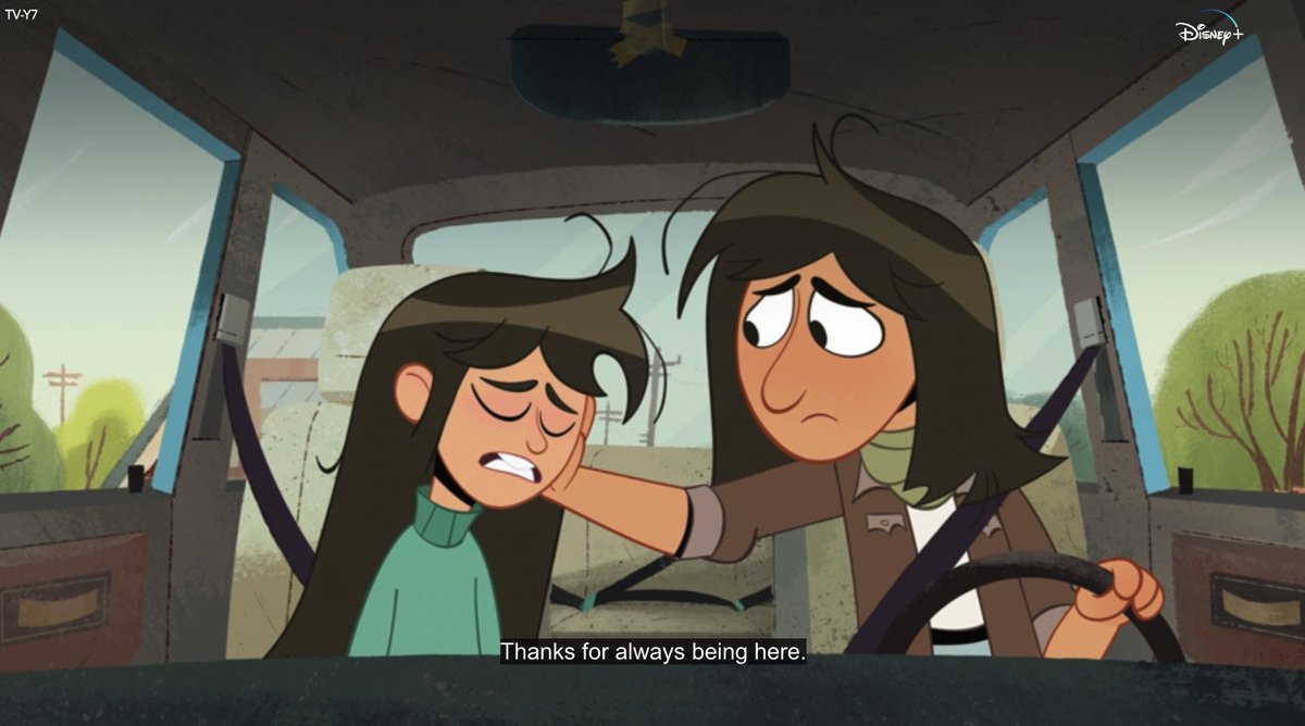 CONTINUED! I love this genuine moment between Libby &amp; her mom. She might have gotten unlucky in the dad department but she's got the best mom. It's a good reminder that even if we don't have the "perfect" version of a family, if you're loved by anyone that's pretty good!