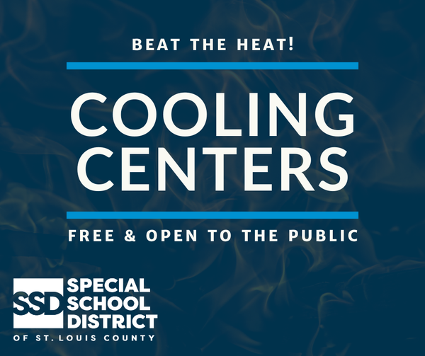 AckermanSSD's tweet photo. Need to beat the Missouri heat? Visit a cooling center! Locations are set up all across St. Louis County and are open to the public! 
Find a cooling center near you: https://t.co/nw7f2o7Nsf https://t.co/IvqIncUpbL