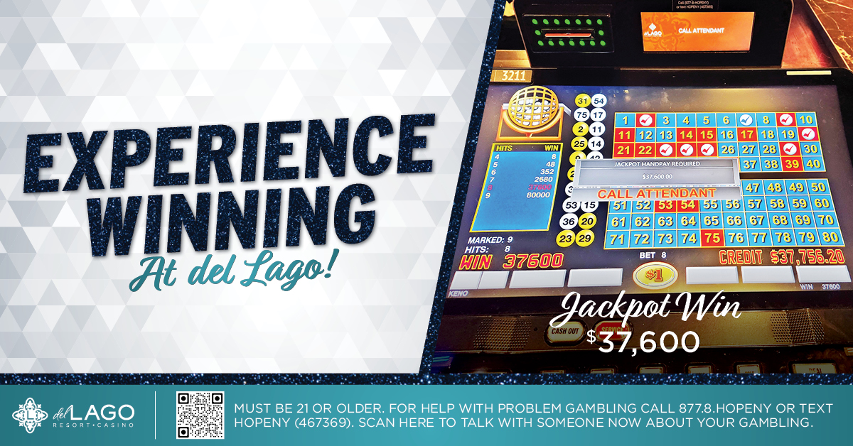 delLagoResort's tweet photo. π€© This #LagoWinner won a $37K jackpot at our Centrifico bar playing Game King X! π€©#delLagoNY #ExperienceWinning
Must be 21 or older. For help with problem gambling call 877.8.HOPENY or text HOPENY (467369). https://t.co/t6VFfzHi6f