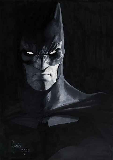  Copic markers on bristol. #Batman #OriginalArt