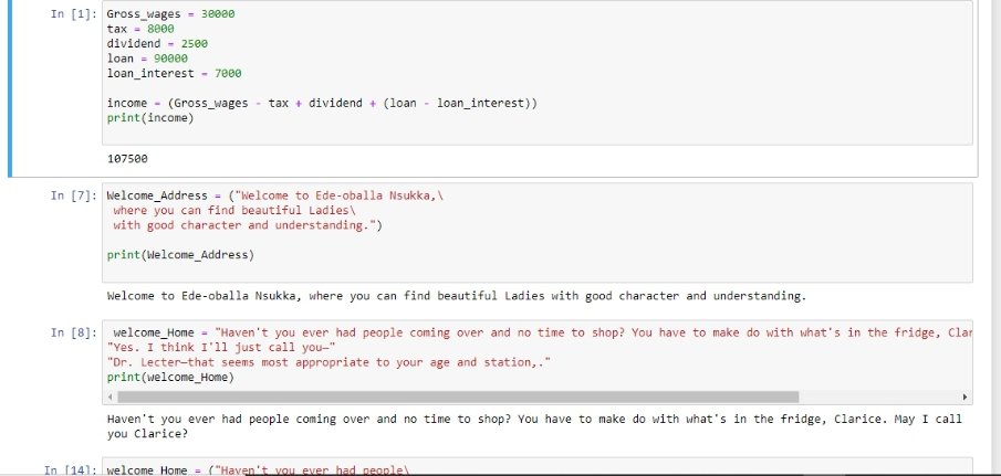 SunriteT's tweet photo. Hi @everyone, another week of learning with Africa Agility! I am now familiar with arithmetic operators,comparison operators, and logical and identity operators in data science. It is amazing how much I'm learning every day.Can't wait to see what's next!
#AfricaAgility #gitcohort https://t.co/tKKtJNdrhA