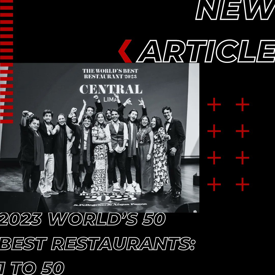 #TBT We finally know which venues from around the globe claim one of the top 50 spots on the 2023 World’s Best Restaurants list bit.ly/3NIGeIn #Worlds50Best #Worlds50BestRestaurants #restaurant #bar #hotel #hospitality #KRGHospitality #BarHacks