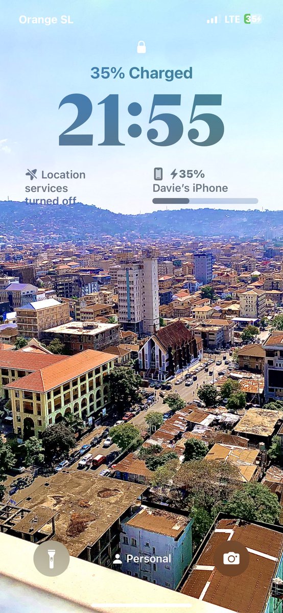 Took this photo atop the FCC Building (The View Restaurant)… it makes a fantastic wallpaper. Love it🤩🤩
#SaloneTwitter