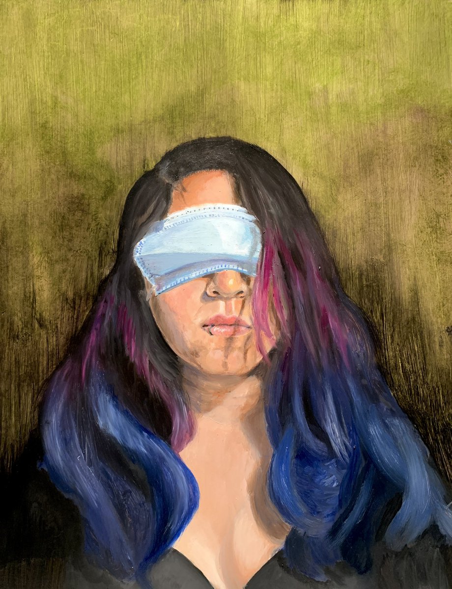 Kiototoy's tweet photo. “Self” 14” x 11” by Kio C. Villa 
#art #fineart #oilpainting #self https://t.co/AvxLFMoZOU