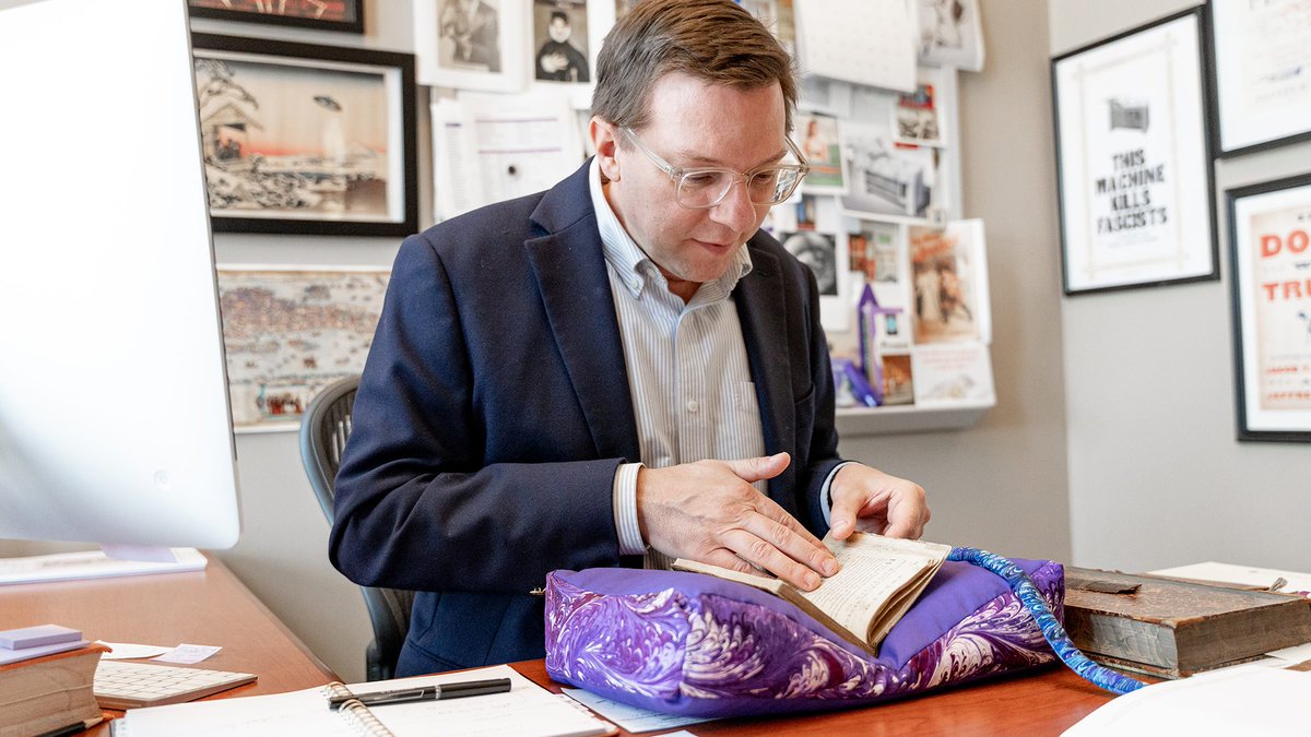 .<a href="/FurmanU/">Furman University</a> recently acquired a first-edition copy of Phillis Wheatley’s “Poems.” Published in 1773, it made history as the first book by an African American and other significant "firsts." tinyurl.com/ycy7v2t6 <a href="/furmanspeccoll/">Furman Special Collections</a> <a href="/jbdlibrary/">james b duke library @ furman</a> <a href="/nybookfair/">NY Int’l Antiquarian Book Fair</a> <a href="/ABAA49/">ABAA Rare Books</a> <a href="/uofscalumni/">USC Alumni Association</a>