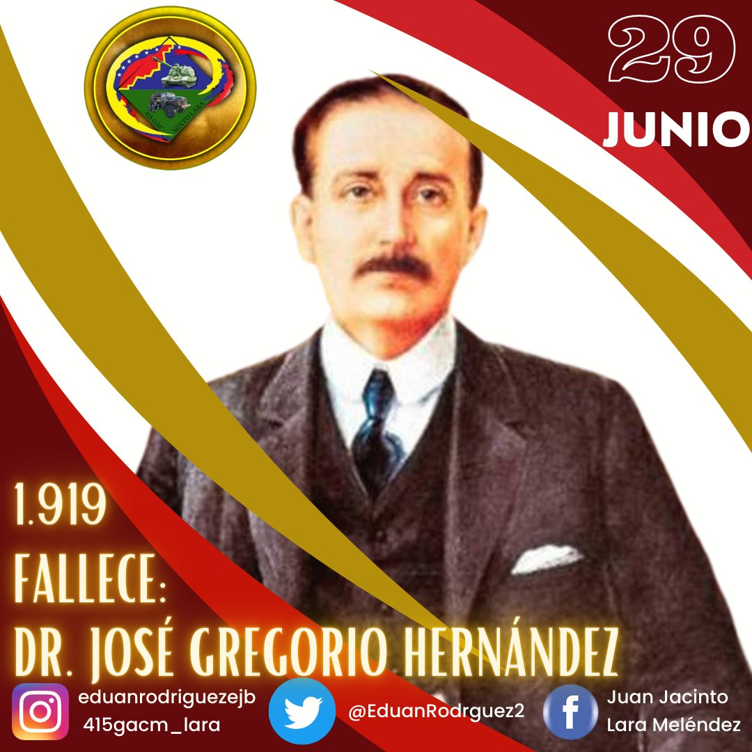 EduanRodrguez2's tweet photo. #29jun23 || @EduanRodrguez2 || @415GACMLara ||
Enterate: 🗓 un día como hoy en 1.919 fallece el Dr. José Gregorio Hernández
#EjércitoBolivariano
#FANB
#CEOFANB #41BrigadaBlindada
#415GacmLara https://t.co/BMz2hTagkD