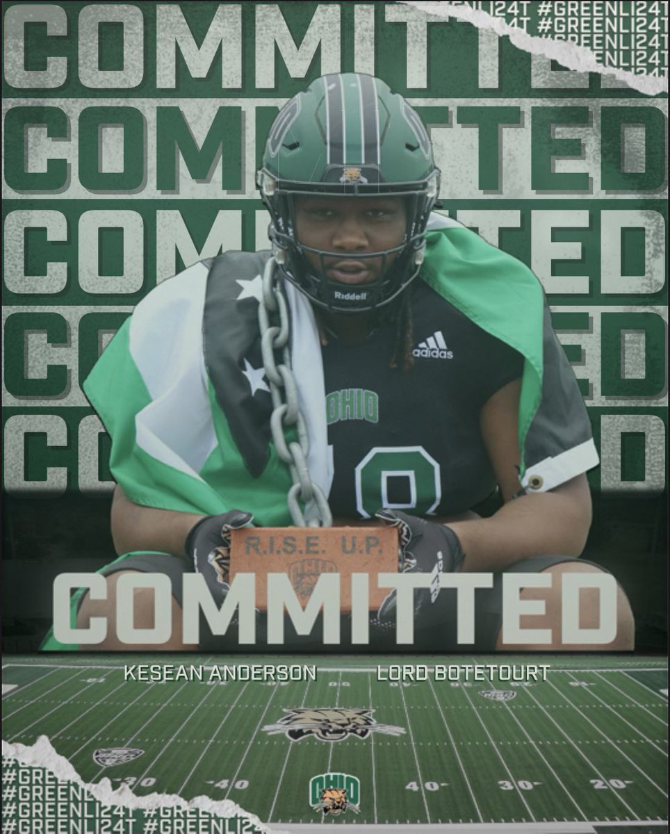 First and foremost I will like to thank god for leading me in this direction that being said I’m 100% committed to university of Ohio go bobcats💚🤍 @arudolph53 @CoachHarless55