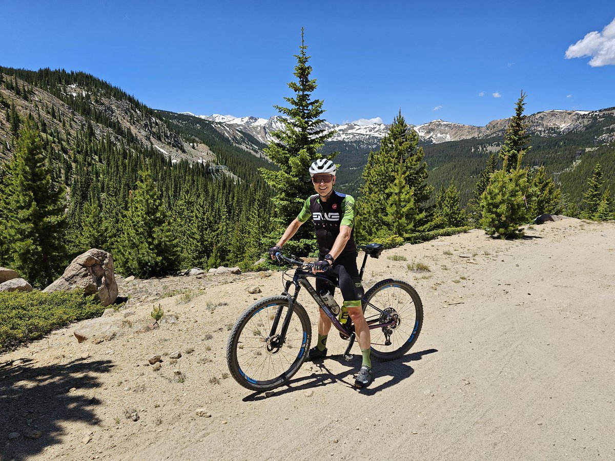 Back in Leadville, CO for <a href="/LTRaceSeries/">LeadvilleRaceSeries</a> MTB camp.  So epic here but not a lot of O2 above 10,000 feet. Physiology does some strange things up here... #IRideEnve #Wellness #UnfinishedBusinessTour2023 <a href="/EVOQBIKE/">EVOQ.BIKE</a>