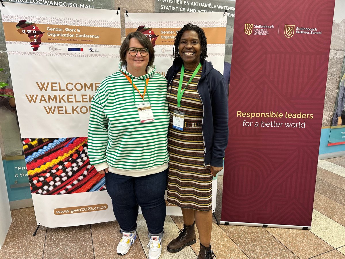 VOICES (@gender_voices) on Twitter photo Our colleagues <a href="/ShowunmiV/">victoria showunmi</a> (WG5) and @Jennifer_Dahmen (Sustainability Officer) are in Stellenbosch (South Africa🇿🇦) attending the #Gender, #Work and #Organization Conference 2023 about Marginalised Gender Identities – How can Intellectual Activism Transform Work and Organization? Our colleagues <a href="/ShowunmiV/">victoria showunmi</a> (WG5) and @Jennifer_Dahmen (Sustainability Officer) are in Stellenbosch (South Africa🇿🇦) attending the #Gender, #Work and #Organization Conference 2023 about Marginalised Gender Identities – How can Intellectual Activism Transform Work and Organization?