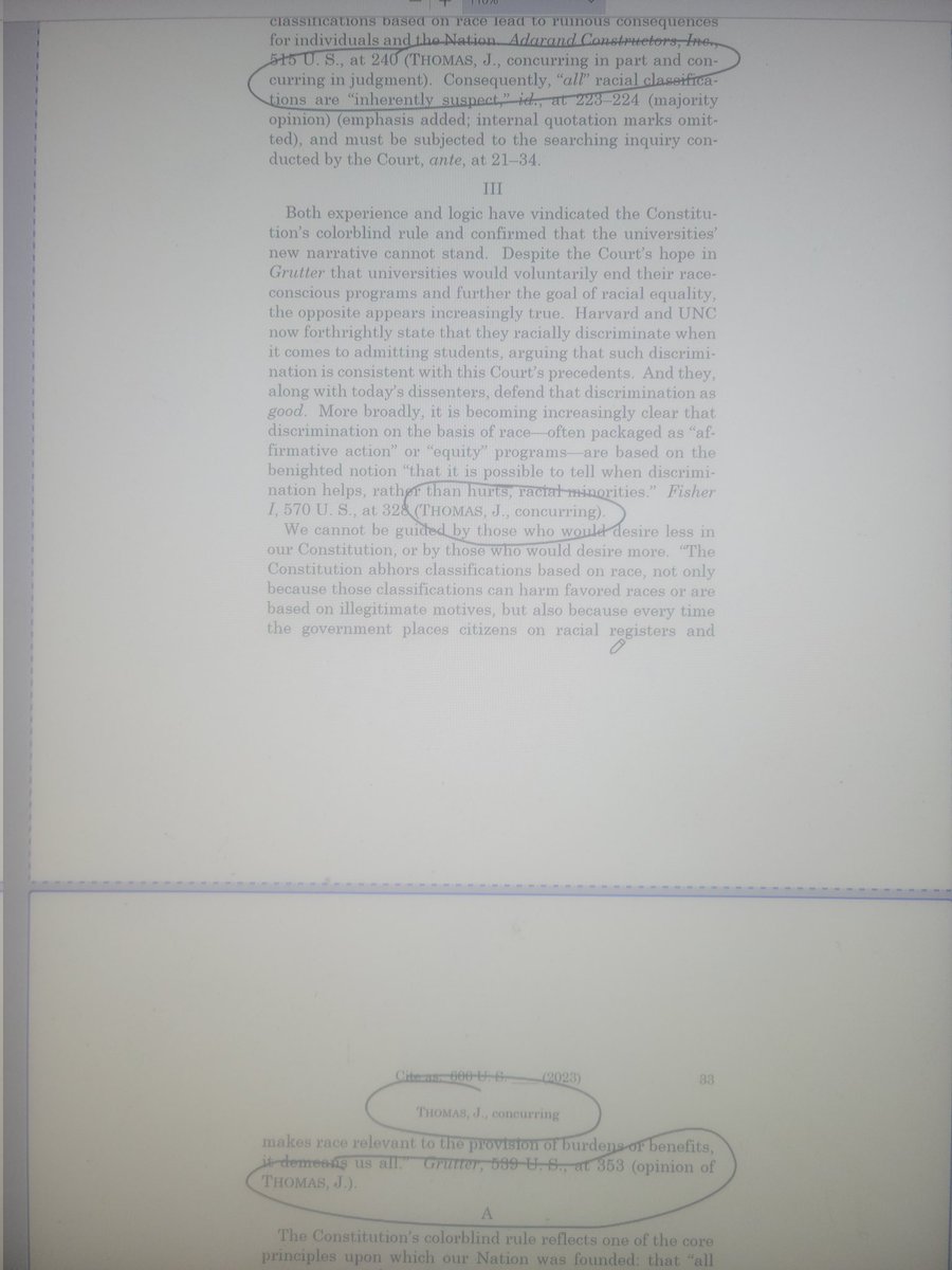 Just circling all the spots in Thomas's concurring opinion where Thomas's opinion cites Thomas's opinion.